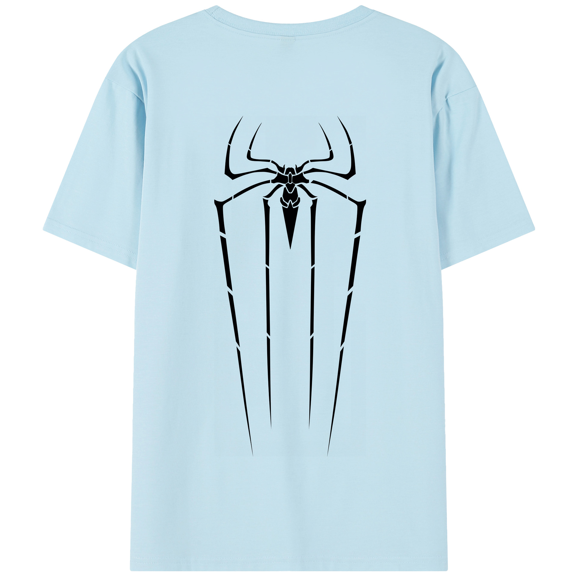 （画像用） Spider Man スパイダーマン 綿100％半袖Tシャツ（背面プリント）